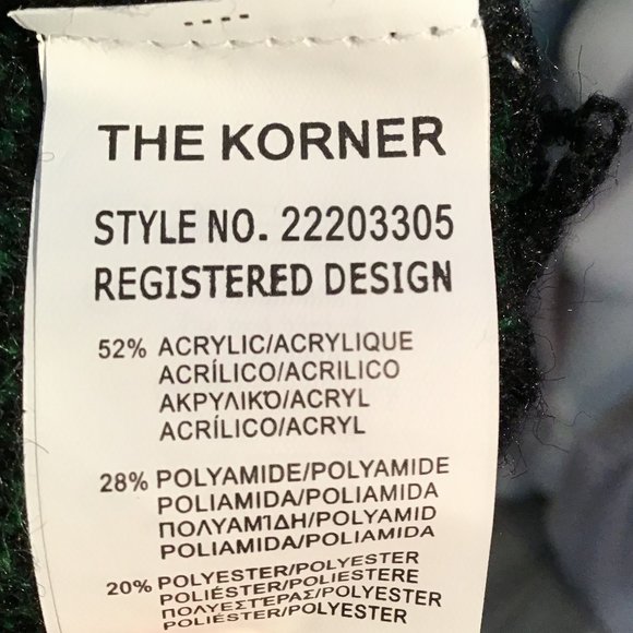 The Korner Grace Sweater in Green and Black NWT Size S - Picture 12 of 13